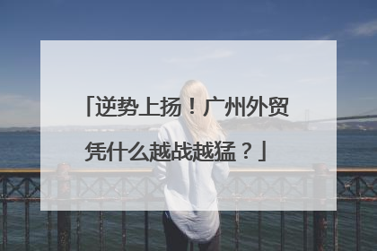 逆势上扬！广州外贸凭什么越战越猛？